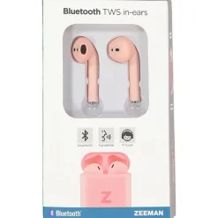 Zeeman Elektronica^Bluetooth-oortjes - Roze
