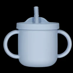 Zeeman Keukenbenodigheden^Drinkbeker met rietje - Blauw