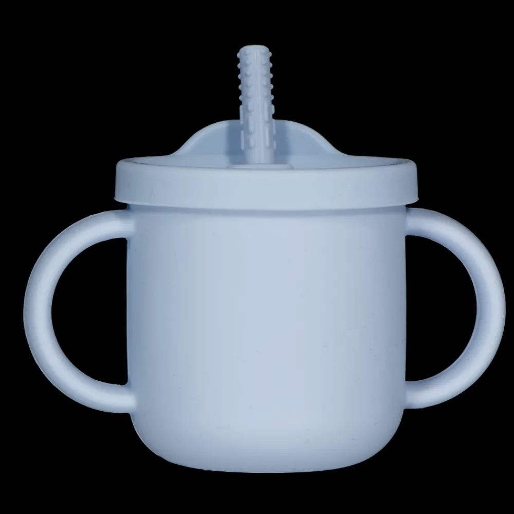 Zeeman Keukenbenodigheden^Drinkbeker met rietje - Blauw