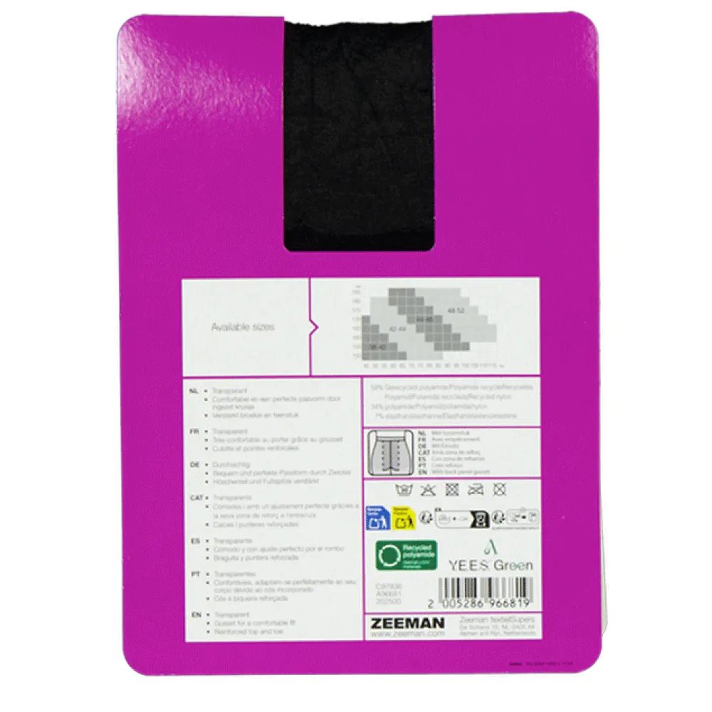 Zeeman Panty's|Basics^Lady fit Panty - Zwart