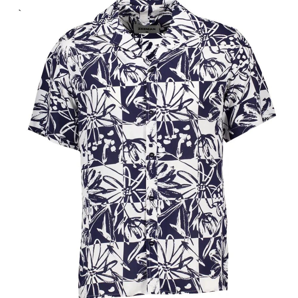 Zeeman T-shirts & Polo's^Overhemd - Blauw