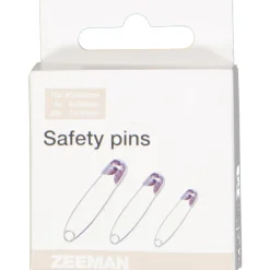 Zeeman Hobby^Veiligheidsspelden - Zilver
